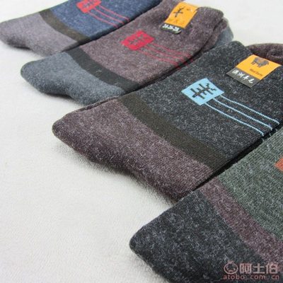 【冬季男士商务加厚保暖防毛袜子厂家直销休闲男士袜765】诸暨市美体小舍针织品网店 - 产品库