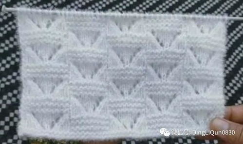 针织作品 36个简单漂亮的针织针迹图案,适合织服饰