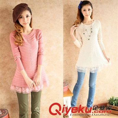 4月份新款 2015新款女装毛衫中长款针织衫蕾丝修身毛衣女 厂家直销图片|4月份新款 2015新款女装毛衫中长款针织衫蕾丝修身毛衣女 厂家直销产品图片由吴爱杰(个体经营)公司生产提供-