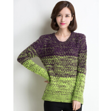 倾晨2014秋季新款女装毛衣女式外套女韩版宽松女装打底小鹿套头针织衫JLTX Y034 黑色 - 京东触屏版