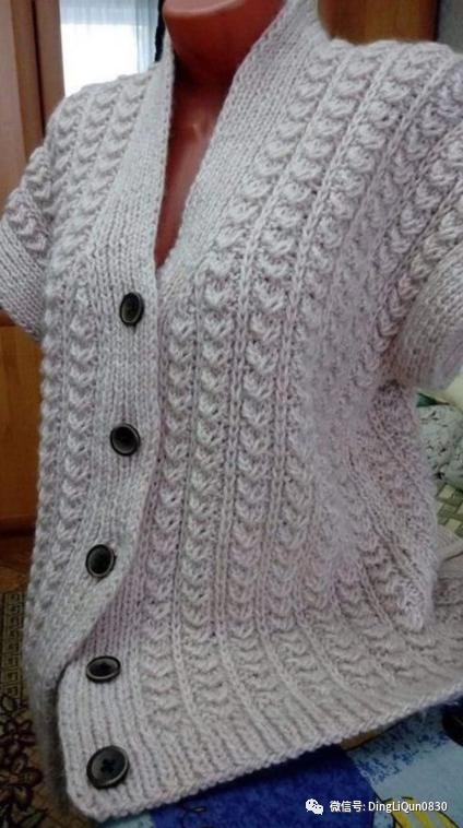 针织作品 35款时尚漂亮的马甲样品图案
