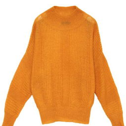 艾格Etam纯色针织套头上衣 时尚与舒适的完美结合