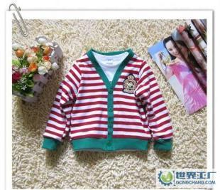 童装针织新风尚 红条纹绿边开衫的时尚搭配与二手设备转让平台指南