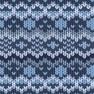 毛针织物的矢量背景 编织艺术与数字设计的完美融合